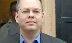 Photo non datée fournie par l'agence turc Dogan News Agency, le 13 mars 2018, du pasteur américain Andrew Brunson à Izmir