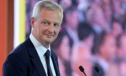 Le ministre de l'Economie Bruno Le Maire à l'université d'été du Medef, à Jouy-en-Josas, le 29 août 2018