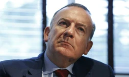 Pierre Gattaz, le patron du Medef, le 22 mars 2016 à Paris