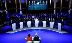 Les candidats à la primaire de la droite réunis salle Wagram à Paris le 3 novembre 2016