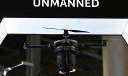 Un drone au salon Eurosatory, à Villepinte, dans la banlieue nord de Paris, le 13 juin 2022 