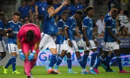 Les Strasbourgeois de Jonas Martin, buteur à l'aller le 25 juillet 2019 à La Meinau, ont éliminé le Maccabi Haifa pour accéder aux barrages de l'UEFA