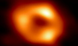 Image d'un trou noir super massif au coeur de notre galaxie, Sagittarius A*, dévoilée par l'Observatoire sud-européen (ESO)? le 12 mai 2022 