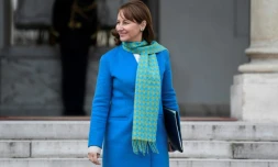 La ministre de l'Ecologie Ségolène Royal à l'Elysée à Paris le 24 février 2017