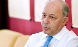 Le ministre français des Affaires étrangères, Laurent Fabius, à Brasilia le 22 novembre 2015
