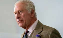 Le roi Charles III, photographié le 29 septembre 2023 à Westhill (Royaume-Uni)