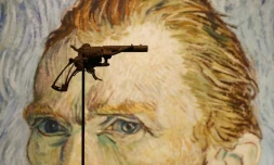 Le revolver que Vincent Van Gogh aurait utilisé pour mettre fin à ses jours exposé chez Drouot, le 14 juin 2019 à Paris avant sa mise aux enchères