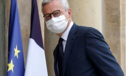 Le ministre de l'Economie  Bruno Le Maire le 19 octobre 2020 à Paris