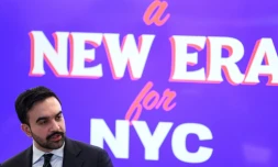 Le futur maire de New York Zohran Mamdani lors d'une conférence de presse le 22 décembre à New York