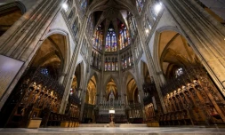 Le choeur de la cathédrale de Metz, le 30 mars 2021