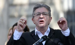 Jean-Luc Mélenchon le 1er mai 2022 à Paris 