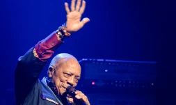 Le producteur américain Quincy Jones au 53e Montreux Jazz Festival, le 30 juin 2019 à Montreux, en Suisse