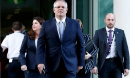 Le nouveau Premier ministre australien Scott Morrison à Canberra, le 24 août 2018