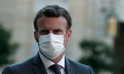 Le président Emmanuel Macron à l'Elysée, le 1er juin 2021 à Paris