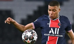 L'attaquant du Paris-SG, Kylian Mbappé, lors de la demi-finale aller de la Ligue des champions à domicile contre Manchester City, le 28 avril 2021