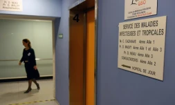 Le service des maladies infectieuses et tropicales à l'hôpital universitaire Pellegrin à Bordeaux, le 27 janvier 2020, où l'un des patients infectés par le coronavirus en France est hospitalisé