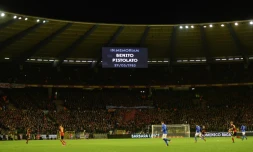 Le stade Roi Baudoin pendant le match amical Belgique - Italie le 13 novembre 2015 à Bruxelles