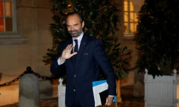 Edouard Philippe, à l'hÎtel Matignon le 3 décembre 2018