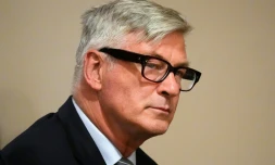 L'acteur Alec Baldwin au tribunal de Santa Fe au Nouveau-Mexique, pour une audience préliminaire de son procÚs pour homicide involontaire, le 8 juillet 2024