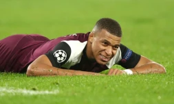 Kylian Mbappé lors du déplacement du PSG sur la pelouse de Basaksehir à Istanbul en Ligue des champions le 28 octobre 2020