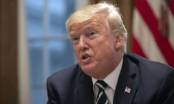 Le président américain Donald Trump, le 17 juillet 2018 à la Maison Blanche, à Washington