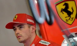 Le pilote Ferrari Charles Leclerc pendant les essais du Grand Prix de F1 d'Abu Dhabi le 29 novembre 2019