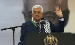 Le leader palestinien Mahmoud Abbas, le 10 novembre 2016 à Ramallah