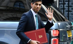 Le ministre britannique des Finances Rishi Sunak, le 8 septembre 2021 à Londres