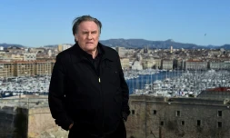 L'acteur Gérard Depardieu, le 18 février 2018 à Marseille