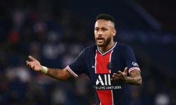 L'attaquant brésilien du Paris-SG, Neymar, lors du match de Ligue 1 face à Marseille, au Parc de Princes, le 13 septembre 2020