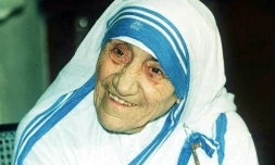 MĂšre Teresa Ă Calcutta le 12 avril 1995