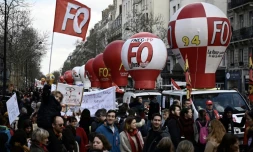 Manifestation à l'appel de FO et de la CGT le 19 mars 2019 à Paris