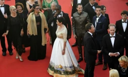 La ministre israélienne de la Culture Miri Regev au 70e Festival de Cannes, le 17 mai 2017