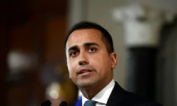 Le chef du Mouvement 5 Etoiles Luigi Di Maio au palais présidentiel, le 28 août 2019 à Rome