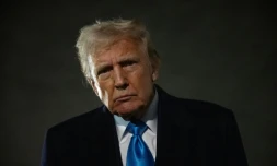 Le président américain Donald Trump à la base Andrews dans le Maryland, le 2 février 2025