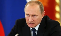 Le président russe Vladimir Poutine au Kremlin à Moscou, le 1er octobre 2015