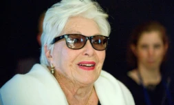 La comédienne et chanteuse Line Renaud, le 14 octobre 2016 à Paris