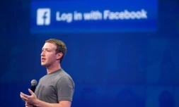 Mark Zuckerberg, patron de Facebook, le 25 mars 2015 à San Francisco