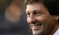 Le Brésilien Leonardo, alors directeur sportif de l'AC Milan, le 28 avril 2019 à Turin