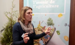Caroline Delepierre-Piat au Salon de l'agriculture le 28 février 2017 à Paris