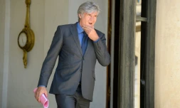 Stéphane Le Foll à la sortie du conseil des ministres le 19 juillet 2016 à l'Elysée à Paris