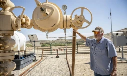 Craig Blair, patron et gérant de Capitan Energy, le 7 mars 2020 à Culberson, au Texas