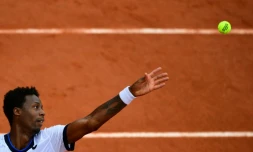Gael Monfils le 3 juin 2021 à Roland Garros, à Paris.