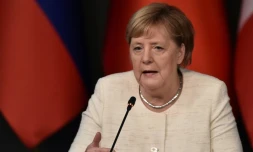 La chancelière allemande Angela Merkel, à Istanbul en Turquie le 27 octobre 2018