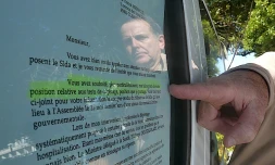 Jeudi 19 août 2010: Franck Mességué veut &quot;un débat sur la généralisation du dépistage du Sida&quot; (photo: Mounice Najafaly)