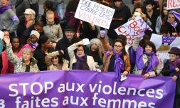 Manifestation à Marseille contre les violences faites aux femmes, le 24 novembre 2018