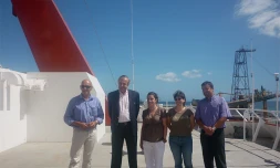 Vendredi 20 août 2010 - Les nouveaux chefs de districts des TAAF (photo D.R)