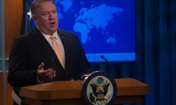 Le secrétaire d'Etat américain Mike Pompeo lundi à Washington