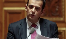 Le sénateur français Philippe Kaltenbach (PS) au Sénat à Paris le 20 décembre 2012