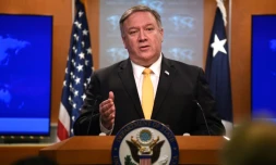 Le secrétaire d'Etat américain Mike Pompeo le 1er février 2019 à Washington.